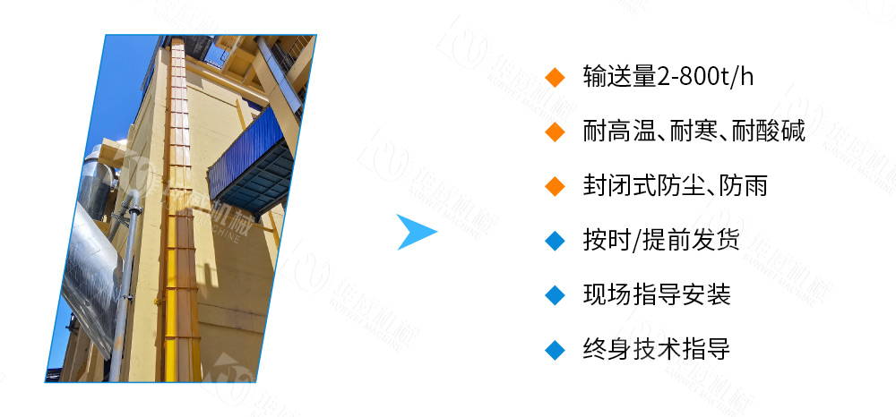 垂直大傾角皮帶機特點優(yōu)勢